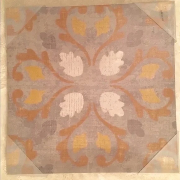 Yellow And Gray Modern Wall Decor 15x15 (2 Piece Set) - Picture 5 of 5